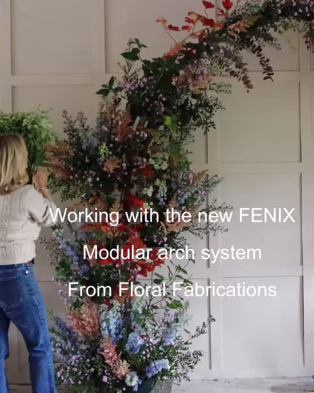 I was really pleased when Nathan at @floralfabrications asked me to test out his new Fenix modular system.
Nathan is incredibly well known for creating mechanics specifically for florists, so this wasn’t about a quick play or a styled shoot — it was about properly building with it, adapting it, and seeing how it performs in real design situations.
Over two days I created a large-scale arch using beautiful flowers from @marginpar then we broke it down and reworked it into a staggered archway all using the same system and working foam-free throughout. The fact that all the flowers were in water and the ease in which the structure can be re located is what really stood out for me.
I filmed the process — with the full explanation, the construction and the design thinking behind it.
The full breakdown will be free to watch on @blossomandprosper this month. 
If you’re interested in modern mechanics, working sustainably and how these systems actually work in practice, this one’s for you. Check out all the structures and mechanics for working sustainably at @floralfabrications