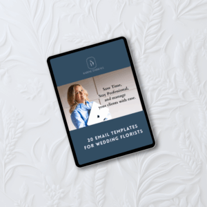 20 Essential Email Responses for Wedding Florists